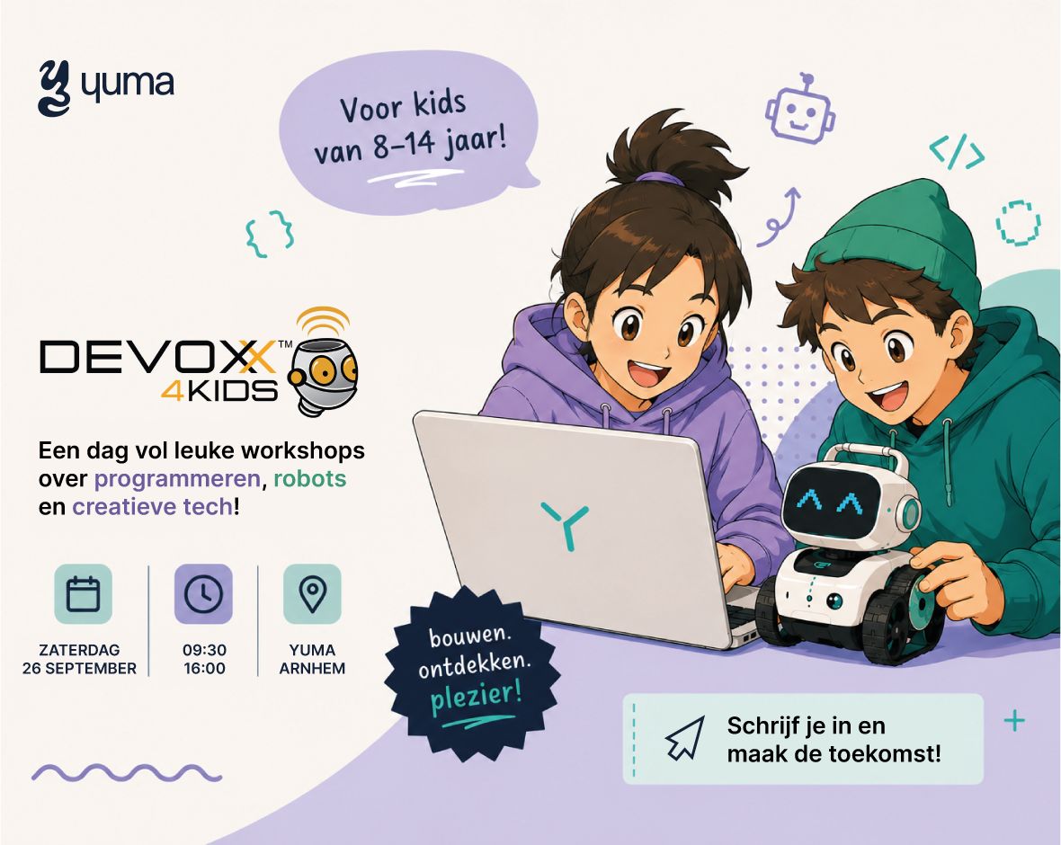 Devoxx4kids op 26 september 2026 Arnhem